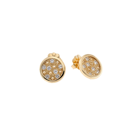 orecchini in argento con zirconi