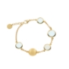 bracciale in argento e paste vitree
