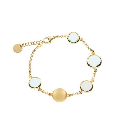 bracciale in argento e paste vitree