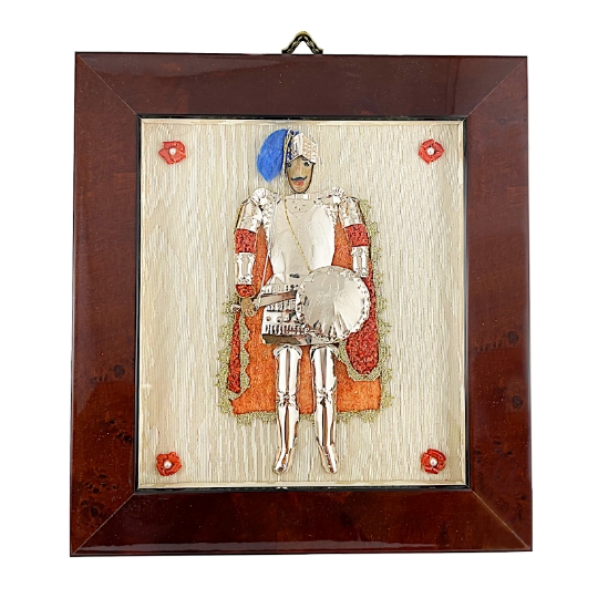 Quadro con corallo il paladino