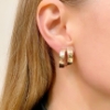 Orecchini in argento rosa