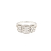 anello trilogy pavè diamanti