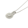 collana con pendente in diamanti