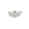 Anello trilogy con diamanti