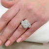 Anello contrariè con diamanti 
