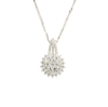 collana con pendente in diamanti