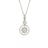 collana con pendente in diamanti