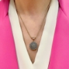 Collana con pendente in argento in stile antico 