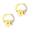 cerchi in argento giallo e zirconi