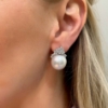 Orecchini con perle e diamanti 