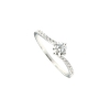 Anello con diamante cts 0,40