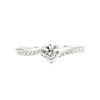 Anello con diamante cts 0,40