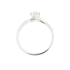 Anello con diamante cts 0,40