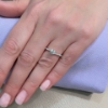 Anello con diamante da cts. 0,40