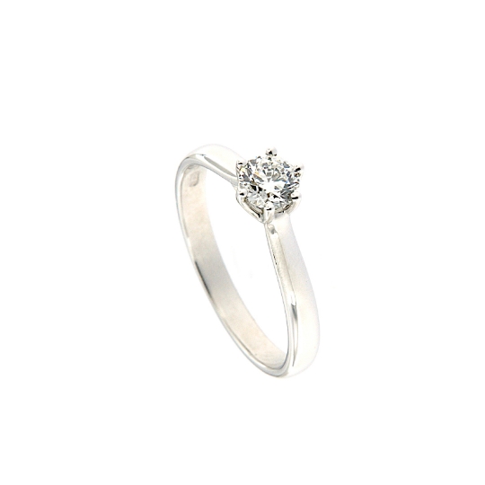 Anello solitario con diamante da cts. 0,40