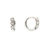 Cerchi trilogy con diamanti