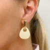 Orecchini in argento e smalto