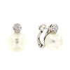Orecchini con perle e diamanti