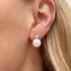 Orecchini con perle e diamanti 