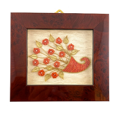 quadro con corallo cornucopia