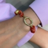 Bracciale in argento e corallo 