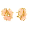 Orecchini in argento e corallo rosa