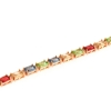 Bracciale in argento e zirconi colorati