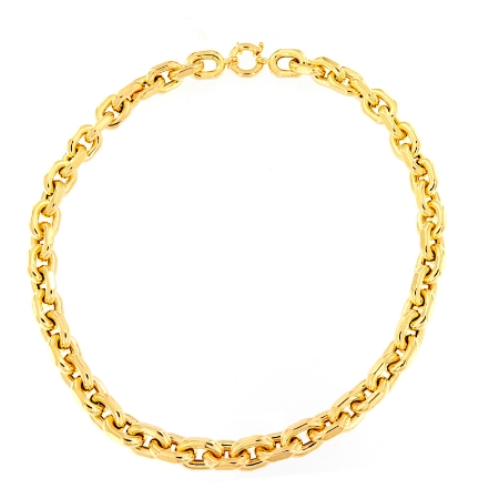 Collana in argento maglia a catena