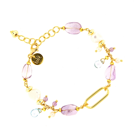 Bracciale in argento e pietre Koliè
