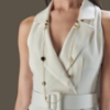 collana in argento dorato zirconi e onice