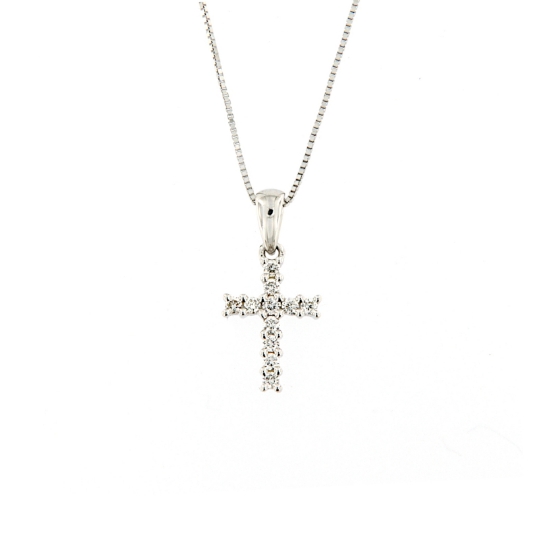 Croce con diamanti