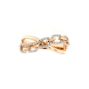Anello in oro rosa e diamanti