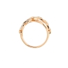 Anello in oro rosa e diamanti