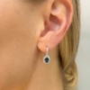 Orecchini con zaffiri e diamanti 