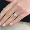 Anello con diamanti da fidanzamento 