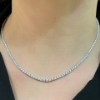 Collana tennis con diamanti 