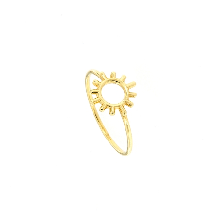 Anello in oro con sole