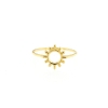 Anello in oro con sole