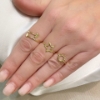 Anelli in oro a filo