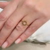 Anello sole in oro