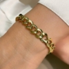 Bracciale grumette in oro giallo 