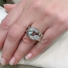 Anello grumette con diamanti 