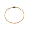 Bracciale tubogas in oro rosa e diamanti