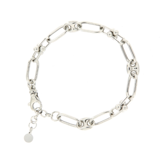 Bracciale in argento da uomo