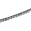 Bracciale in argento brunito da uomo