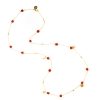 Collana in argento e corallo