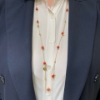 Collana in argento e corallo 