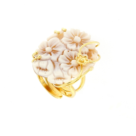 Anello in argento e cammeo
