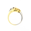 Anello pantere con diamanti