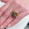 Anello pantere con diamanti 